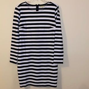 Gianni Bini Long Sleeve Striped Dress